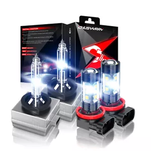 Para For BMW X5 2007-2017 - 6000K LED HID Faros antiniebla Kit de bombillas - Foto 1 di 24
