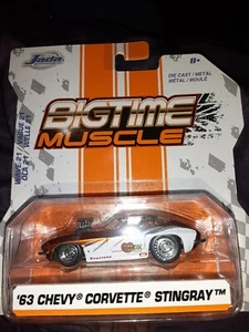 2019 JADA BIGTIME MUSCLE 63 CHEVY CORVETTE STINGRAY MINT CONDITION RARE - Picture 1 of 5