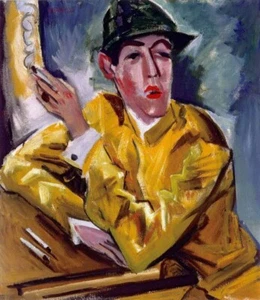 Jockey Art Print – Max Pechstein 1920 – German Expressionist Portrait - Picture 1 of 2