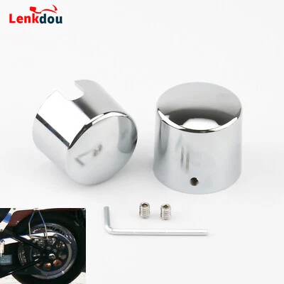 Cubiertas de tuerca de tapa de eje trasero para Harley Softail Heritage Fat Boy FLST/FXST 2000-2007 Foto 1 de 4