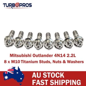 Titanium Exhaust Manifold & Turbo Stud Kit For Mitsubishi Outlander 4N14 2.2L - Picture 1 of 5