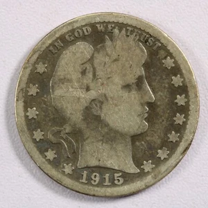 1915-S Barber Quarter - G/VG - Bild 1 von 2