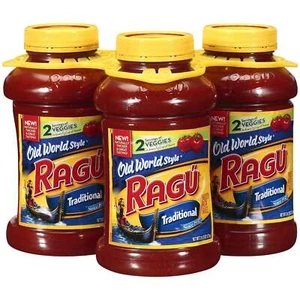 3 JARS Ragu Old World Style Traditional Pasta Spaghetti Sauce 45 oz - Picture 1 of 1