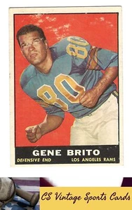 1961 Topps #54 Gene Brito - Picture 1 of 2