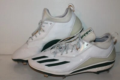 Adidas Ironskin Baseball Cleats, 114740410, White/Green, Men's Size 13.5 - Imagem 1 de 4