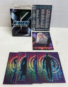 X-Men:The Movie Trading Cards #1-72 Missing 3 Cards Cling/X-Foil/Checklist Topps