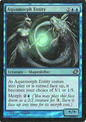 MTG - Planar Chaos - Aquamorph Entity - 2X - Foil - NM - Image 1 of 1