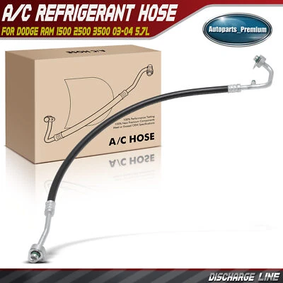 A/C Refrigerant Discharge Line Hose for Dodge Ram 1500 2500 3500 2003-2004 5.7L  - Image 1 of 4