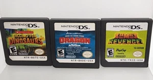 Digging For Dinosaurs, Zumba's Revenge, Dragon Nintendo DS Loose Tested 3 in All - Picture 1 of 2