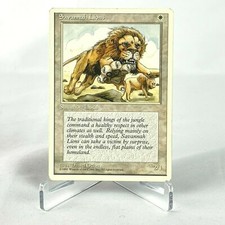 Savannah Lions 4th Edition White Rare English MTG Magic the Gathering LP