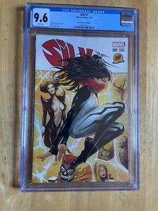 Silk #1 - CGC 9.6 - Dynamic Forces Variant - Greg Land Cover - Marvel - Picture 1 of 5