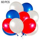 60 Pack Red White And  Balloons 12 Inch Latex Party Balloons Perfect Party2543