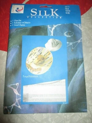 Nuevo en Paquete Arty's Silk Collection BLANCO 100% SEDA SOMBRERO PORCELANA PLEGABLE Adulto para Pintar  Foto 1 de 2