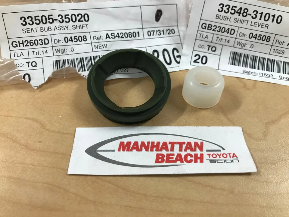 KIT DE BUJE Y ASIENTO DE PALANCA DE CAMBIOS PARA CAMIONETA TOYOTA TACOMA 4RUNNER T100 SR5 5 VELOCIDADES Foto 1 de 3