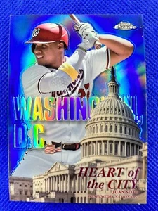 2022 #HOC-6 Juan Soto Topps Chrome Washington, D.C. Heart Of The City Refractor - Picture 1 of 2