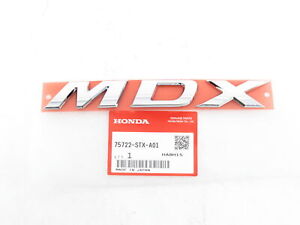 Genuine OEM Acura 75722-STX-A01 Rear "MDX" Nameplate Emblem Badge 07-13 MDX