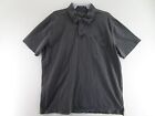 Eddie Bauer Mens L Short Sleeve Collared Polo Shirt Dark Gray