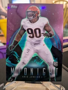 2024 Topps Midnight - Kris Jenkins RC Pink - Bengals #20 - Picture 1 of 2
