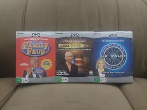 Interactive Imagination DVD Games Sealed Set Of 3 Family Feud Deal Or No Deal - Picture 1 of 2