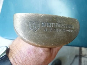 Northwestern J.C. Snead - 401 Brass Flange Vintage Putter All Original 35" RH - Picture 1 of 5