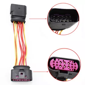 For Audi A1 A3 A4 A5 A6 A8 Xenon Headlight 10 To 14 Pin Plug Adapter Connector - Picture 1 of 6