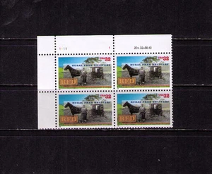 US USA Sc# 3090 MNH FVF PL# BLOCK Rural Free Delivery Horse Buggy Mailman Tree - Picture 1 of 1