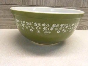 VTG PYREX #403 Spring Blossom 2.5qt Crazy Daisy Nesting Mixing Bowl - Picture 1 of 18