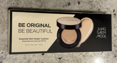 Jung Saem Mool Essential Skin Nuder Cushion Bundle set 14g +(2) Refill Medium - Image 1 of 4