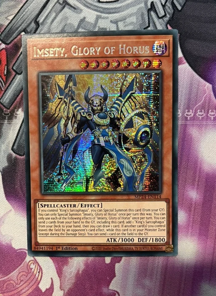 Yugioh! Amset, Ehre des Horus - MP24-EN114 - Secret Rare - Englisch - Bild 1 von 1