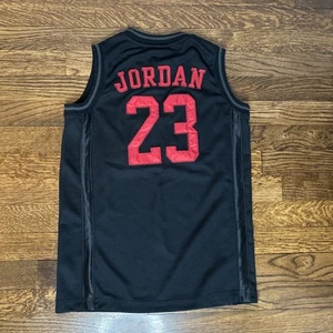 Nike Air Jordan 23 Black Jersey Youth Medium 10-12 Yrs - Picture 1 of 8