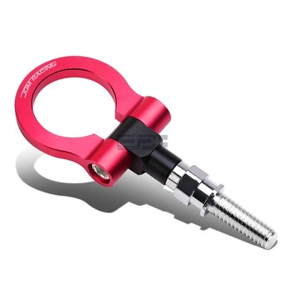 Fit 09-13 Honda Fit 7" M18 X 2.5 T-6061 Aluminum Pink Front/Rear Tow Hook Ring - Image 1 of 4