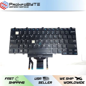 Dell Latitude E7450 E7470 E7480 US Keyboard 0D19TR Backlit / Missing Keys - Picture 1 of 7