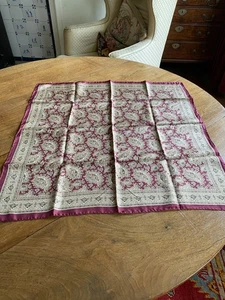 Vintage Italian Paisley Pure Silk Scarf 67 x 67 cms - Picture 1 of 8