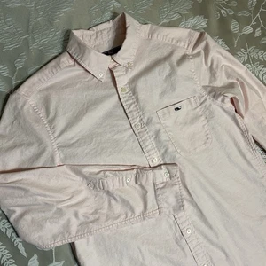 Vineyard Vines Button Down Hemd Herren M Langarm Kleid Kragen Wal - Bild 1 von 8