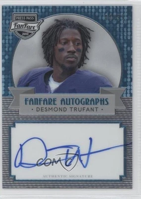 2013 Press Pass Fanfare Aqua /99 Desmond Trufant #DT Rookie Auto RC - Image 1 of 2