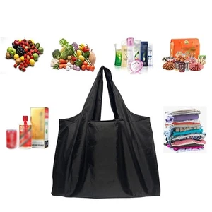 Shopping Bags Large Reusable Foldable Ladies Eco Tote Handbag Fold Away Bags - Picture 1 of 16