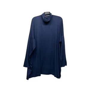 Nakidbird Damen XL Jersey Oversize Tunika in dunkelblauer Farbe.Lagenlook - Bild 1 von 7