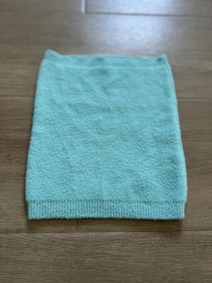 Top tubo tejido recortado verde espuma de mar Zara talla pequeña NUEVO Foto 1 de 4