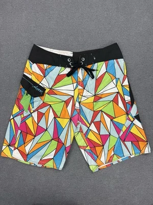 Volcom Board Shorts Mens 32 With Wax Comb Y2K Boardies Beach Surf Swim Pockets - Image 1 of 4
