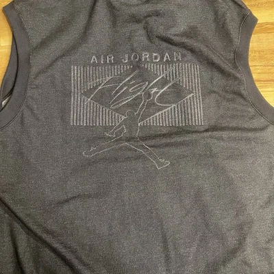 Jordan Dri-FIT Chaleco con Capucha Para Hombres 3XL Cremallera Sin Mangas Chaqueta Baloncesto Nuevo con Etiquetas Gris Foto 1 de 4