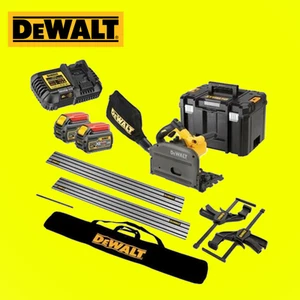 DeWalt DCS520T2-GB 54V XR FLEXVOLT 165 mm Plunge Saw - 2 x 6Ah  + Accessories - Picture 1 of 9