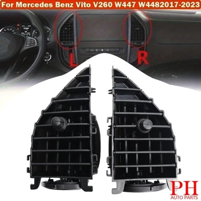 1 Pair A/C Air Condition Outlet Vents Grille Panel For Mercedes Benz Vito 17-23 - image 1 of 4