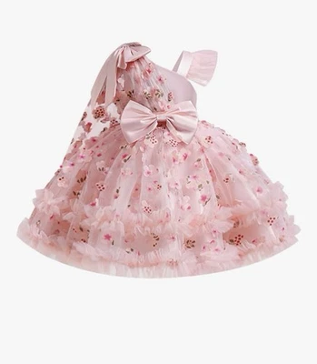 Рождественский цветок девочек балетной платье Kids принцесса вечернее вечеринки свадебное бальное платье - Изображение 1 из 4