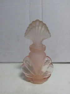 Antico Dosatore Per Profumo IN Vetro Rosa Chiaro - Foto 1 di 2