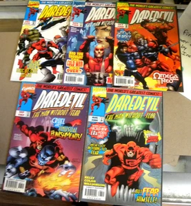 Marvel 1998 5 ediciones tardías Daredevil 366 367 368 369 370 casi nuevo gb - Imagen 1 de 8