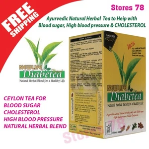 CEYLON TEA FOR BLOOD SUGAR/CHOLESTEROL/HIGH BLOOD PRESSURE NATURAL HERBAL BLEND - Picture 1 of 5