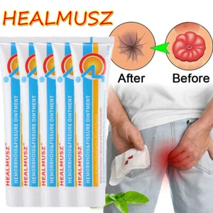Pflanzliche Hämorrhoiden-Salbencreme innere Hämorrhoiden äußere Analfissur Behandlung - Bild 1 von 22