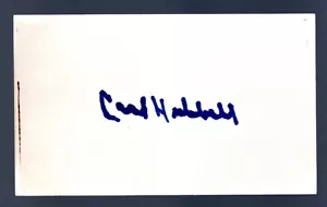 Carl Hubbell Autographed Index Card HOF - Picture 1 of 1