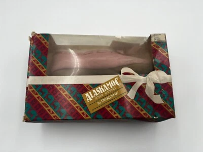 Zapatillas de colección Alaskamoc by Dearfoam para mujer talla 7 gris gamuza cuero sintético Foto 1 de 4