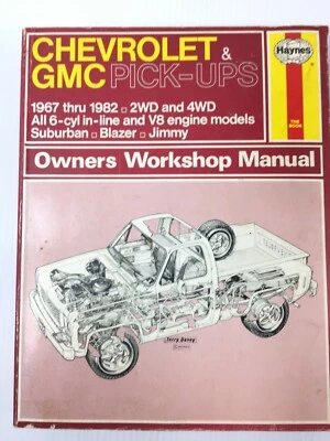 Haynes Owners Workshop Manual 420 Chevrolet GMC 1967 1982 2WD 4WD - Image 1 of 4